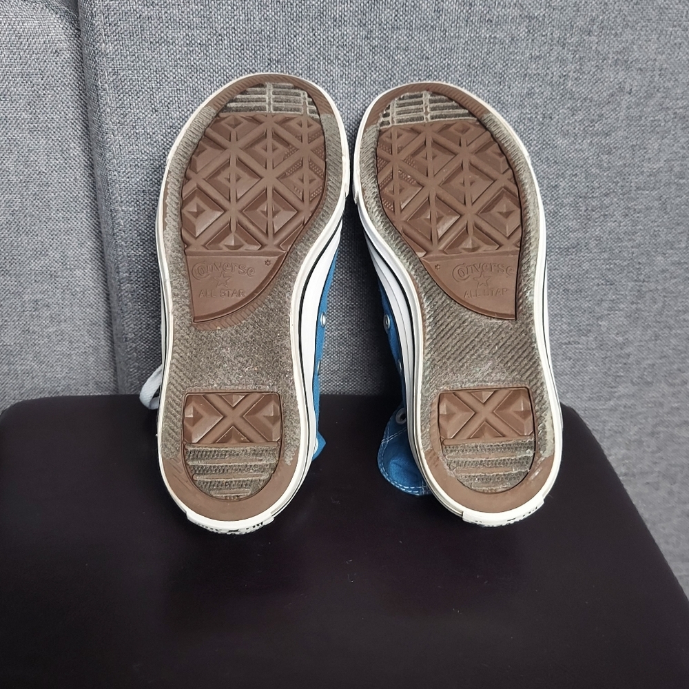 Converse Chuck Taylor All Star Hi Top Blue Womens 7 - Picture 7 of 10